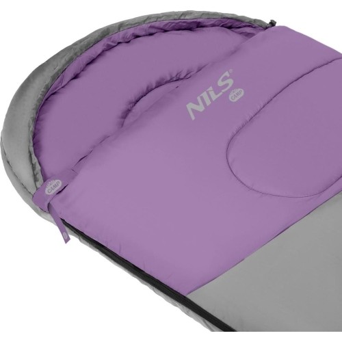 NC2008 SZARO-FIOLETOWY ŚPIWÓR ROZMIAR M NILS CAMP