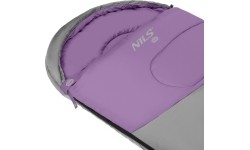 NC2008 SZARO-FIOLETOWY ŚPIWÓR ROZMIAR M NILS CAMP
