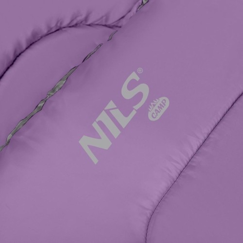 NC2008 SZARO-FIOLETOWY ŚPIWÓR ROZMIAR M NILS CAMP