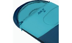 NC2008 NIEBIESKI-JASNONIEBIESKI ŚPIWÓR ROZMIAR L NILS CAMP