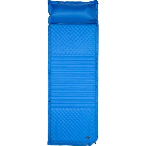 Materac samopompujący z poduszką Nils Camp NC4001, niebieski