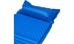 Materac samopompujący z poduszką Nils Camp NC4001, niebieski