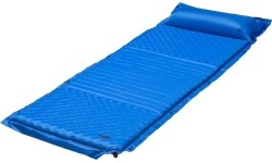 Materac samopompujący z poduszką Nils Camp NC4001, niebieski