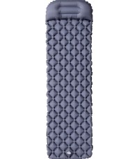 Mata turystyczna z pompką Nils Camp NC4006, szara