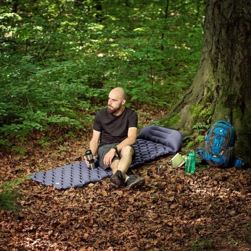 Mata turystyczna z pompką Nils Camp NC4006, szara
