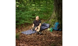 Mata turystyczna z pompką Nils Camp NC4006, szara