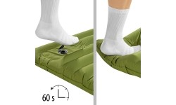 NC4101 ZIELONA MATA Z WBUDOWANĄ POMPKĄ 9CM NILS CAMP