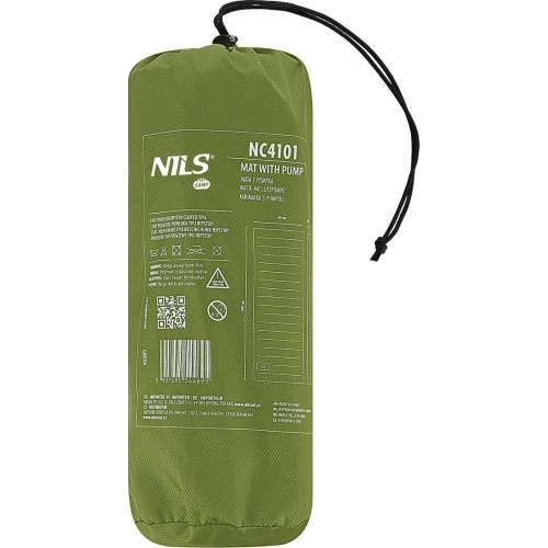 NC4101 ZIELONA MATA Z WBUDOWANĄ POMPKĄ 9CM NILS CAMP
