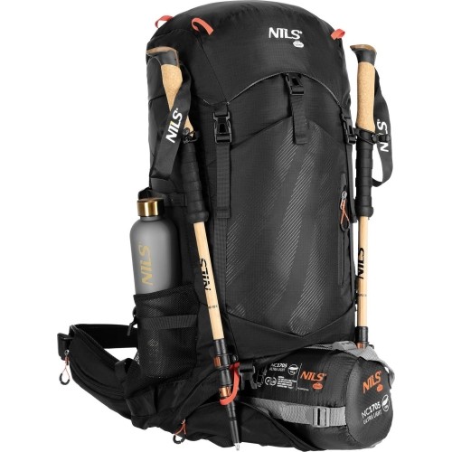 NC1992 PLECAK TURYSTYCZNY CZARNY NORDKAPP 65L NILS CAMP