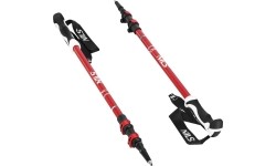 TK8601 CZERWONE ALUMINIOWE KIJE TREKKINGOWE NILS