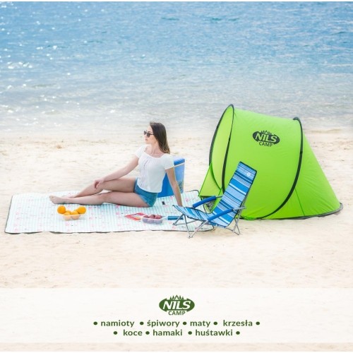 Namiot plażowy składany Nils Camp NC3173 zielony
