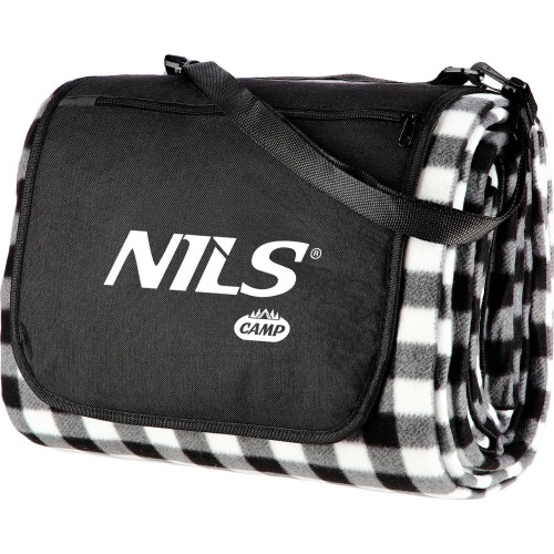 Mata piknikowa Nils Camp NC2310 biało-czarna, 300x200cm, PE, aluminium