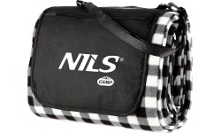 Mata piknikowa Nils Camp NC2310 biało-czarna, 300x200cm, PE, aluminium