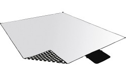 Mata piknikowa Nils Camp NC2310 biało-czarna, 300x200cm, PE, aluminium