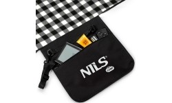 Mata piknikowa Nils Camp NC2310 biało-czarna, 300x200cm, PE, aluminium