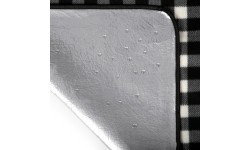 Mata piknikowa Nils Camp NC2310 biało-czarna, 300x200cm, PE, aluminium