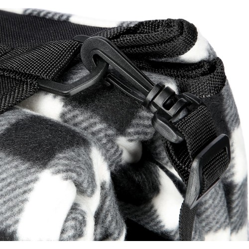 Mata piknikowa Nils Camp NC2310 biało-czarna, 300x200cm, PE, aluminium