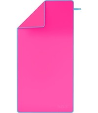 Ręcznik z mikrofibry Nils Camp NCR11 różowo-niebieski, 140x70