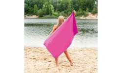 Ręcznik z mikrofibry Nils Camp NCR11 różowo-niebieski, 140x70