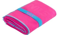 Ręcznik z mikrofibry Nils Camp NCR11 różowo-niebieski, 140x70