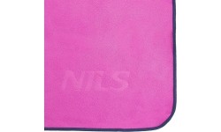 NCR13 PINK-DARK BLUE MICROFIBRE TOWEL 200x90 cm NILS CAMP