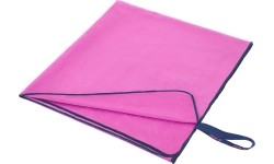 NCR13 PINK-DARK BLUE MICROFIBRE TOWEL 200x90 cm NILS CAMP