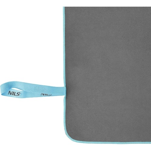 NCR13 DARK GREY MICROFIBRE TOWEL 200x90 cm NILS CAMP