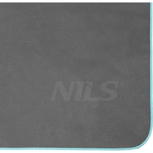 NCR13 DARK GREY MICROFIBRE TOWEL 200x90 cm NILS CAMP
