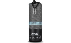 NCR13 DARK GREY MICROFIBRE TOWEL 200x90 cm NILS CAMP