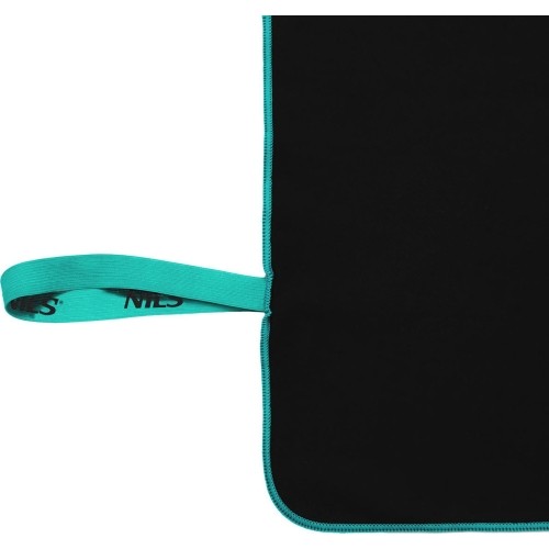 Ręcznik z mikrofibry Nils Camp NCR13, Czarny, 200x90 cm