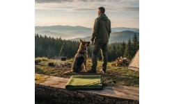 NCR15 MILITARY KHAKI MICROFIBER TOWEL 120x60 cm Nils Camp