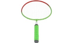 Zestaw do badmintona Nils NRZ051 Steel, 2 rakiety, pióra do badmintona, piłeczki