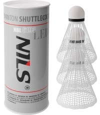 Nylonowe lotki do badmintona Nils NBL6193 - LED, 3 szt.