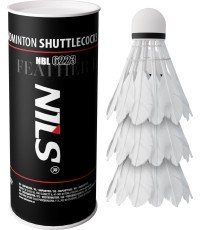 Lotki do badmintona z piór Nils NBL6223, LED, 3 szt.