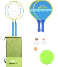 NRZ053 ZESTAW DO BADMINTONA 3W1 NILS