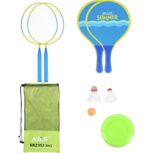 NRZ053 ZESTAW DO BADMINTONA 3W1 NILS