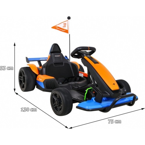 Pojazd gokart McLaren Drift Orange