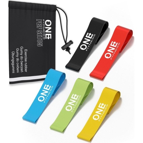 Zestaw gum oporowych PBF Exercise Band Set 05 Slim One Fitness