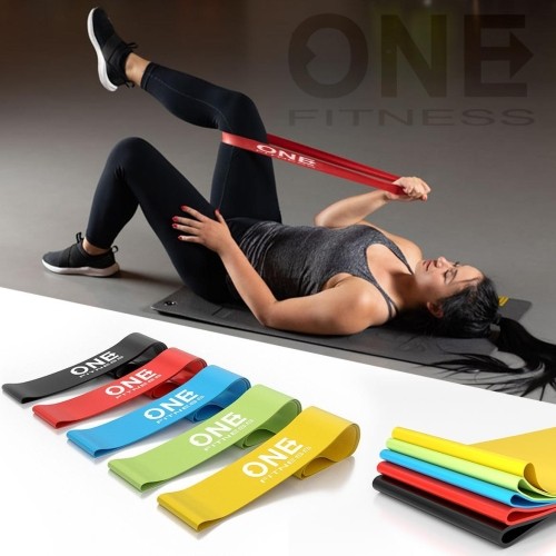 Zestaw gum oporowych PBF Exercise Band Set 05 Slim One Fitness