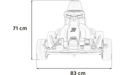 Gokart Fast 3 Drift, czerwony