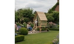 EXIT Yuki 350 playhouse with slide and mud kitchen