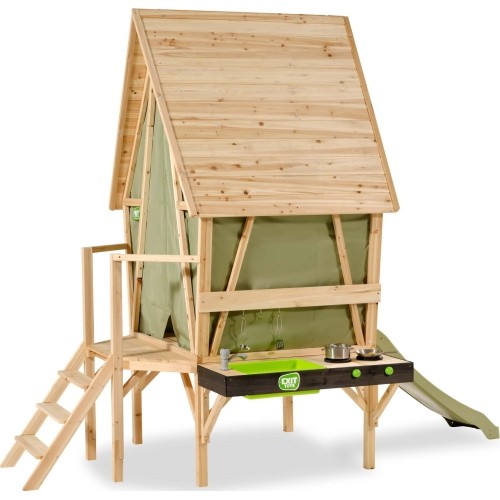 EXIT Yuki 350 playhouse with slide and mud kitchen