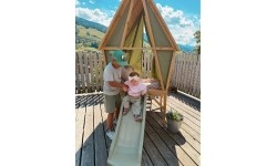 EXIT Yuki 350 playhouse with slide and mud kitchen