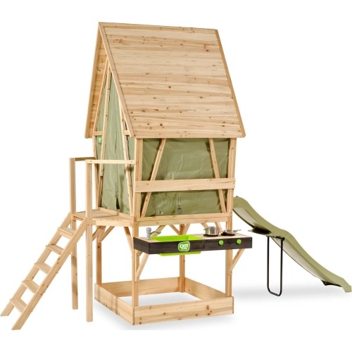 EXIT Yuki 550 playhouse with slide, mud kitchen and sandpit