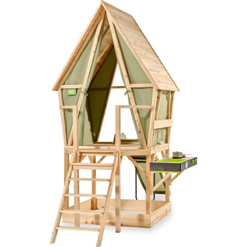 EXIT Yuki 550 playhouse with slide, mud kitchen and sandpit