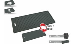 Żeliwna płyta dwustronna ETAGE 450x205 mm