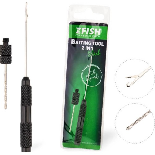 Igła do kulek ZFISH 2in1, czarna