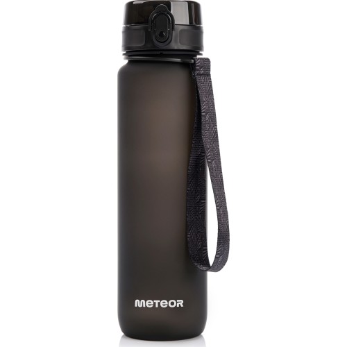 Sports water bottle meteor 1000 ml dark green - Czarny