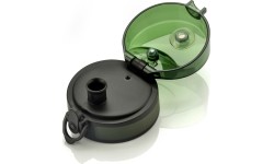 Sports water bottle meteor 1000 ml dark green - Grey