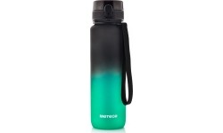 Sports water bottle meteor 1000 ml dark green - Zielono-czarny